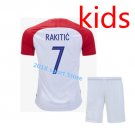 RAKITIC #7 World Cup 2018 France Soccer Jersey Kids Suit Home Men Football