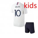 MBAPPE #10 World Cup 2018 France Soccer Jersey Kids Suit Away Men Football