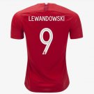 LEWANDOWSKI #9 World Cup 2018 Poland Soccer Jersey Away Men Football Shirt