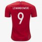LEWANDOWSKI #9 World Cup 2018 Poland Soccer Jersey Away Men Football Shirt