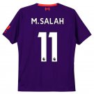 2018/19 Liverpool Mohamed Salah Soccer Jersey Away Purple Mens