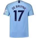 2018/19 De Bruyne Manchester City Soccer Jersey Home Mens