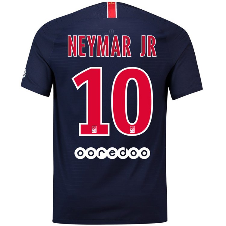 Mens Neymar #10 Paris Saint-Germain Soccer Jersey Home