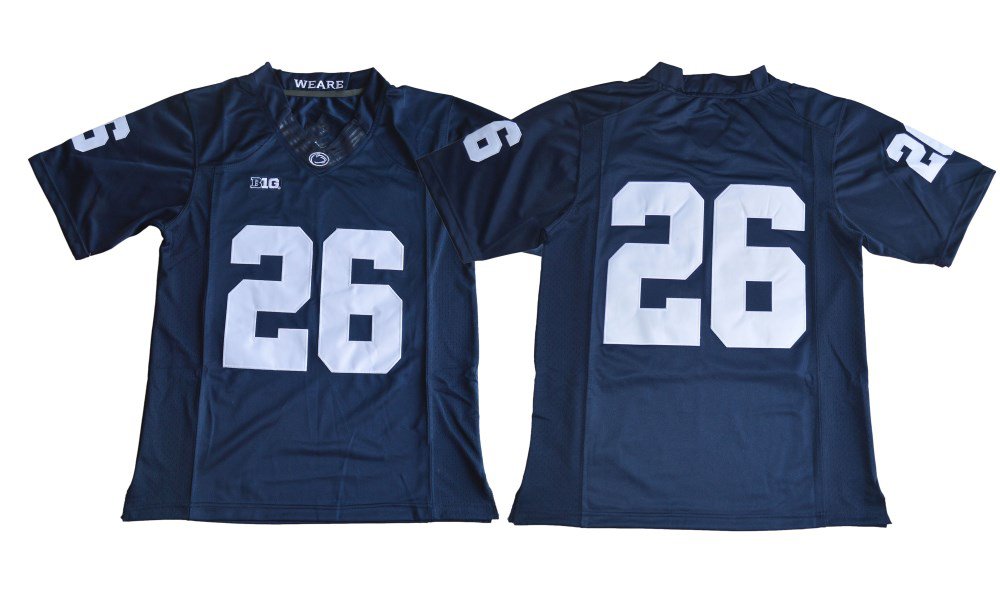 Penn State Nittany Lions Saquon Barkley 26 College Football Jersey - Blue