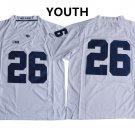 Youth Penn State Nittany Lions Saquon Barkley 26 College Football Jersey - White