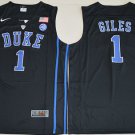 Men's Duke Blue Devils #1 Harry Giles Black Basketball Elite Stitched Jersey