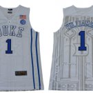 Men's Duke Blue Devils #1 Zion Williamson White Basketball Elite Stitched Jersey