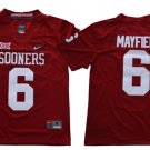 Men's Oklahoma Sooners #6 Baker Mayfield Red XII Stitched NCAA Jersey