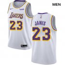 Nike Lakers #23 LeBron James White NBA Swingman Association Edition Jersey