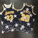 New Men's Lakers #23 LeBron James Navy Throwback 1997 4th of July Stitched NBA Jersey