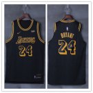 Men's 18-19 Lakers #24 Kobe Bryant Black City Edition Basketball Jersey