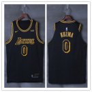 Men's 18-19 Lakers #0 Kyle Kuzma Black City Edition Basketball Jersey