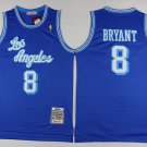 Men's Los Angeles Lakers #8 Kobe Bryant Blue Throwback Jersey