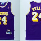 Men's Los Angeles Lakers #24 Kobe Bryant Purple Throwback Jersey