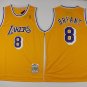 Men's Los Angeles Lakers #8 Kobe Bryant Gold Throwback Jersey