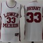 Lower Merion #33 Kobe Bryant White Basketball Stitched Men Jersey