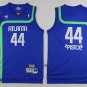 Hawks #44 Pete Maravich Light Blue "Pistol" Soul Swingman Stitched Men Jersey