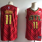 Men's 18/19 New Atlanta Hawks #11 Trae Young Red Basketball Jersey