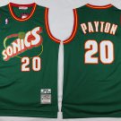 Men's Oklahoma City Thunder #20 Gary Payton Green SuperSonics Jersey