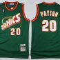 Men's Oklahoma City Thunder #20 Gary Payton Green SuperSonics Jersey