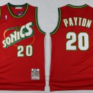 Men's Oklahoma City Thunder #20 Gary Payton Red SuperSonics Jersey