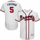 MENS ATLANTA BRAVES #5 FREDDIE FREEMAN HOME WHITE FLEXBASE JERSEY