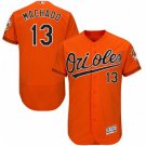 MENS BALTIMORE ORIOLES #13 MANNY MACHADO ORANGE FLEXBASE JERSEY