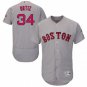 MENS BOSTON RED SOX #34 DAVID ORTIZ GRAY FLEXBASE JERSEY