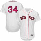 MENS BOSTON RED SOX #34 DAVID ORTIZ HOME WHITE FLEXBASE JERSEY