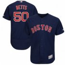 MENS BOSTON RED SOX #50 MOOKIE BETTS NAVY BLUE FLEXBASE JERSEY