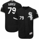 MENS CHICAGO WHITE SOX #79 JOSE ABREU BLACK FLEXBASE JERSEY
