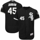 MENS CHICAGO WHITE SOX #45 MICHAEL JORDAN BLACK FLEXBASE JERSEY