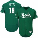 MENS CINCINNATI REDS #19 JOEY VOTTO GREEN FLEXBASE JERSEY