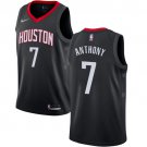 Men's 18-19 Houston Rockets #7 Carmelo Anthony Black Jersey