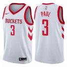 Men's 18-19 Houston Rockets #3 Chris Paul White Jersey
