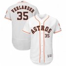 MENS HOUSTON ASTROS #35 JUSTIN VERLANDER HOME WHITE FLEXBASE JERSEY