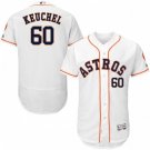 MENS HOUSTON ASTROS #60 DALLAS KEUCHEL HOME WHITE FLEXBASE JERSEY
