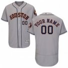 MENS HOUSTON ASTROS CUSTOMIZED GRAY FLEXBASE JERSEY