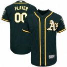 MENS OAKLAND ATHLETICS CUSTOMIZED GREEN FLEXBASE JERSEY