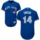 MEN'S TORONTO BLUE JAYS #14 JUSTIN SMOAK BLUE FLEXBASE JERSEY
