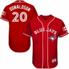MEN'S TORONTO BLUE JAYS #20 JOSH DONALDSON SCARLET FLEXBASE JERSEY