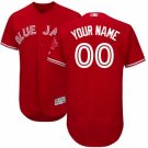 MEN'S TORONTO BLUE JAYS CUSTOMIZED SCARLET FLEXBASE JERSEY