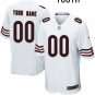 YOUTH CHICAGO BEARS CUSTOMIZED WHITE JERSEY