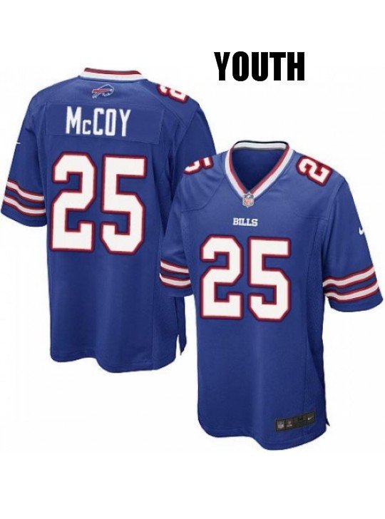 YOUTH BUFFALO BILLS #25 LESEAN MCCOY BLUE JERSEY