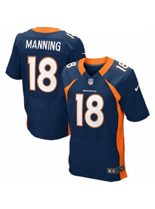 MEN'S DENVER BRONCOS #18 PEYTON MANNING BLUE JERSEY