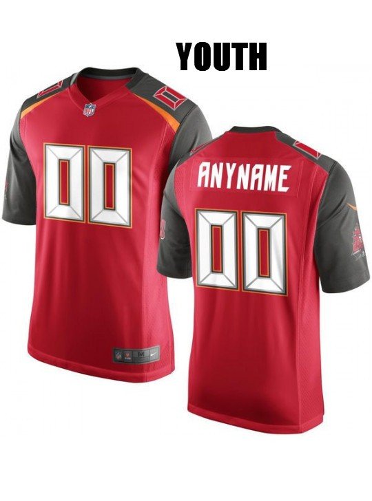 YOUTH TAMPA BAY BUCCANEERS CUSTOMIZED RED JERSEY