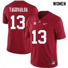 WOMEN'S ALABAMA CRIMSON TIDE #13 TUA TAGOVAILOA RED JERSEY