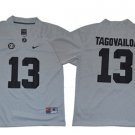 Men's Alabama Crimson Tide #13 Tua Tagovailoa Gray Limited Stitched Jersey