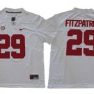 Men's Alabama Crimson Tide #29 Minkah Fitzpatrick White Limited Stitched Jersey