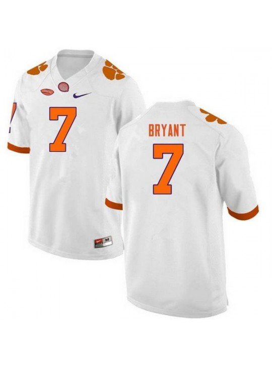 MEN'S CLEMSON TIGERS #7 AUSTIN BRYANT WHITE JERSEY